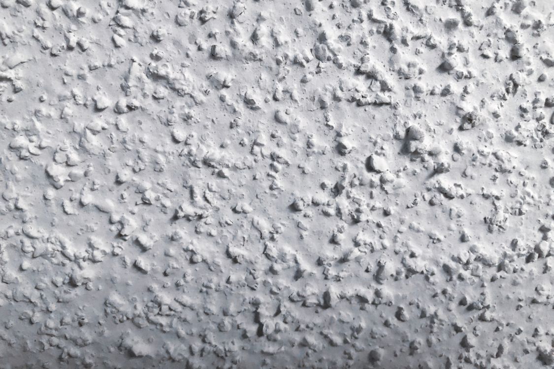 Step by step ceiling scraping process